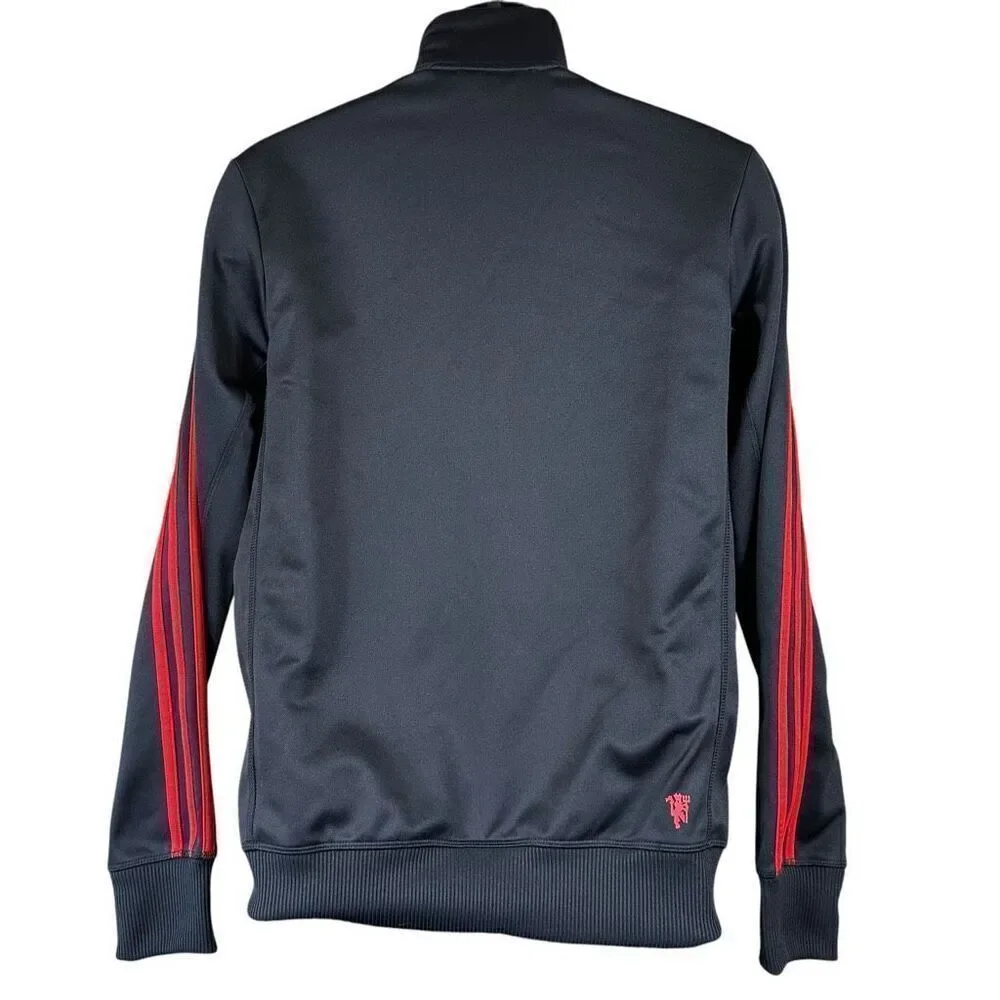 Adidas Manchester United Track Jacket Black Size Small